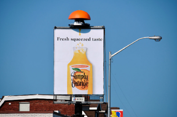 Ambient marketing:il caso Simply Orange