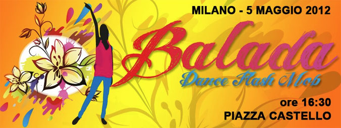 balada dance flash mob  milano gusttavo lima