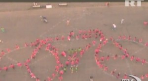 Flash Mob bicicletta rosa