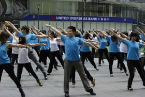 Dance Flash Mob Shiseido a Siingapore