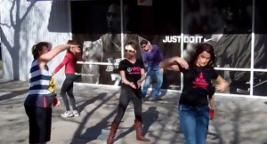 Flash Mob contro violenza donne