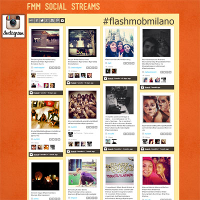 esempio pagina social streams instagram