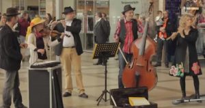 Il Flash Mob alla stazione di Vienna con i Carmina Burana