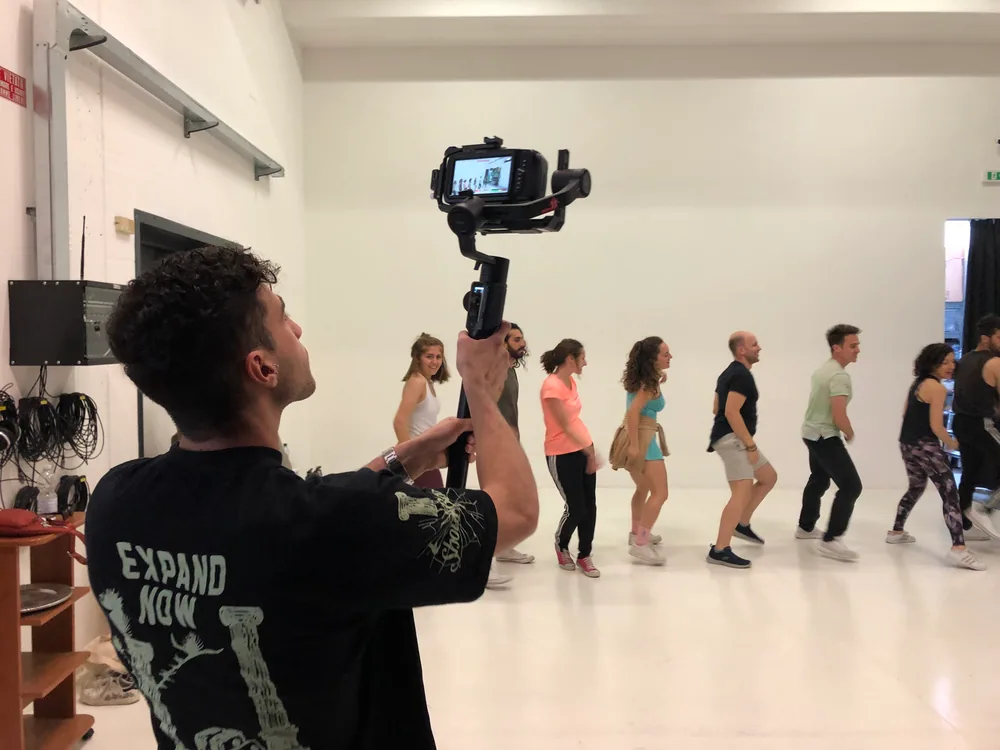 Riprese delle prove coreografiche per SEW-Eurodrive